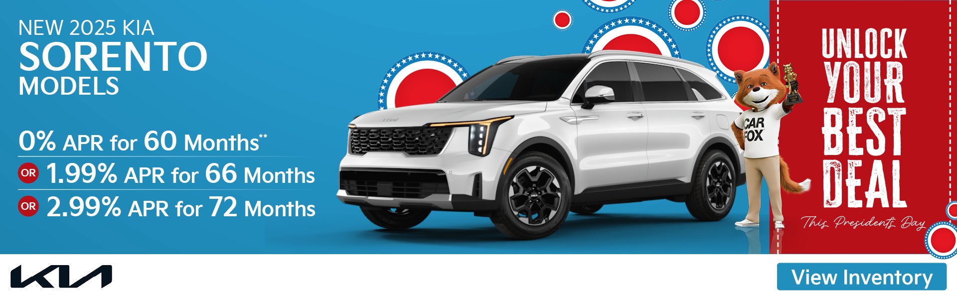 New 2025 Kia Sorento Models