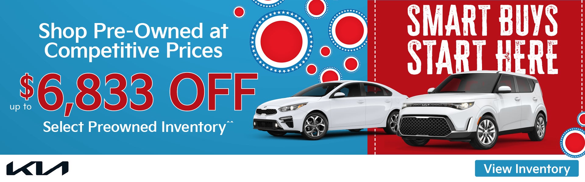 Up to $6,833 OFF on Select Preowned Inventory^^ 