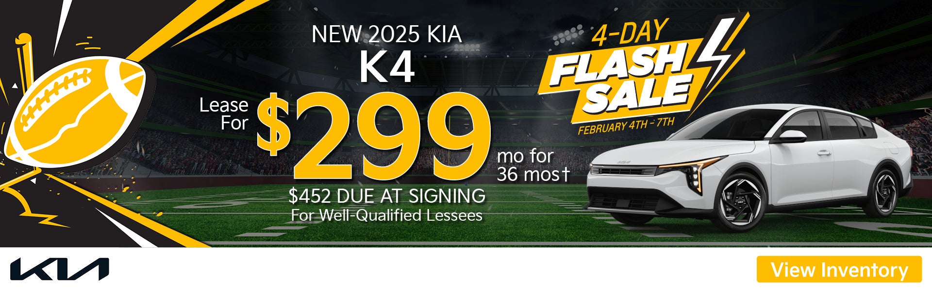 Lease for $299 mo for 36 mos†