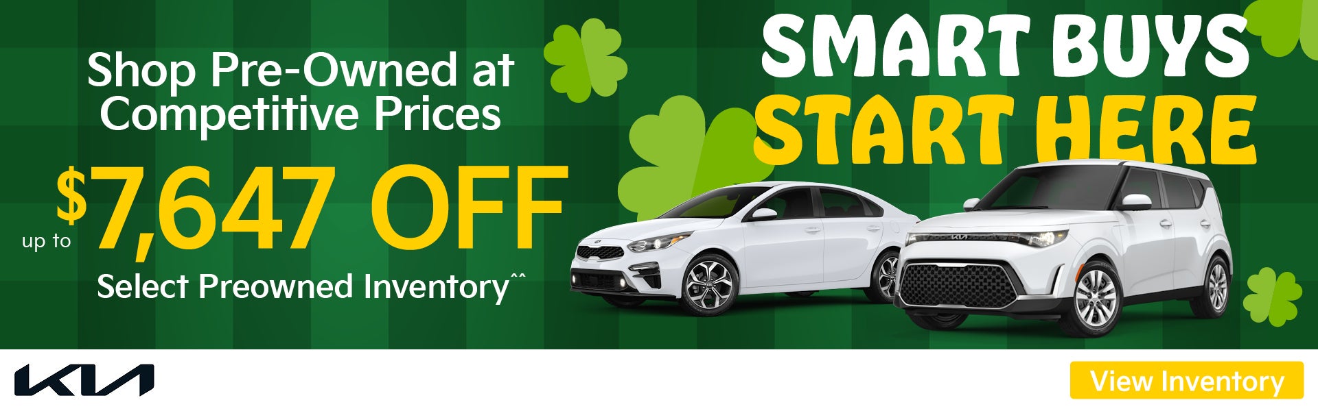 Up to $7,647 OFF on Select Preowned Inventory^^ 