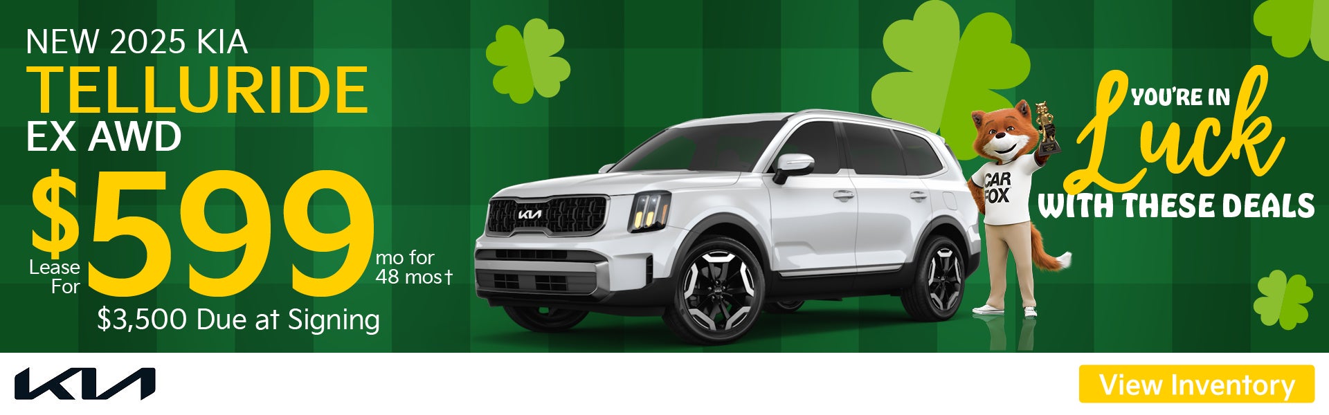 Lease for $599 per mo/48 mos†