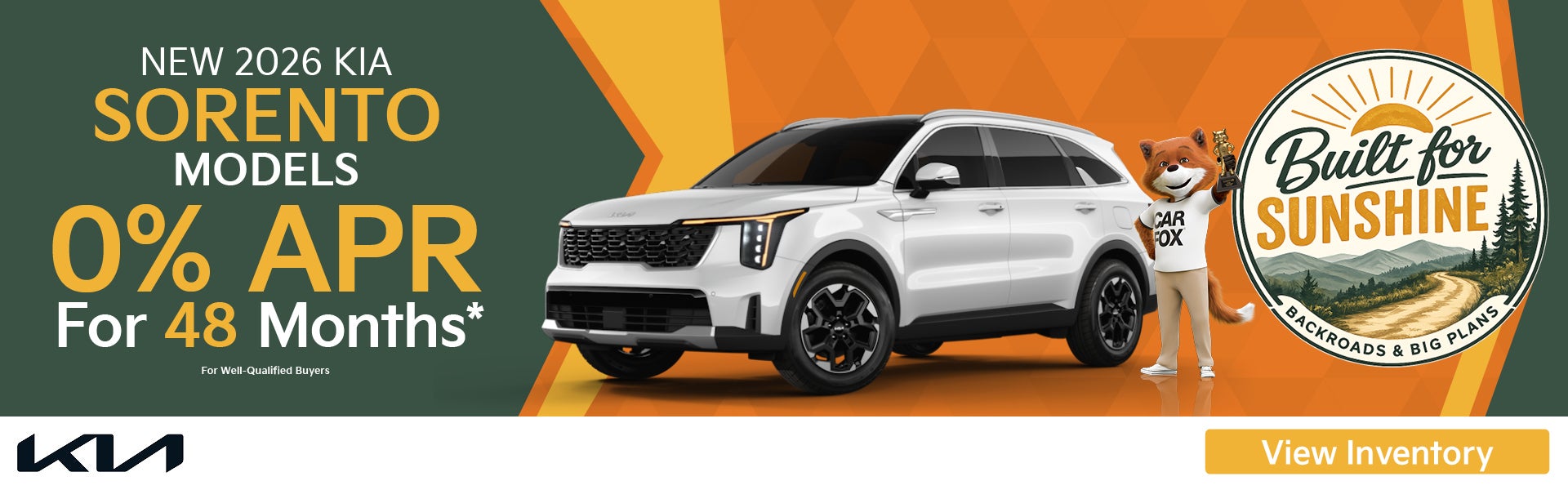 New 2026 Kia Sorento Models