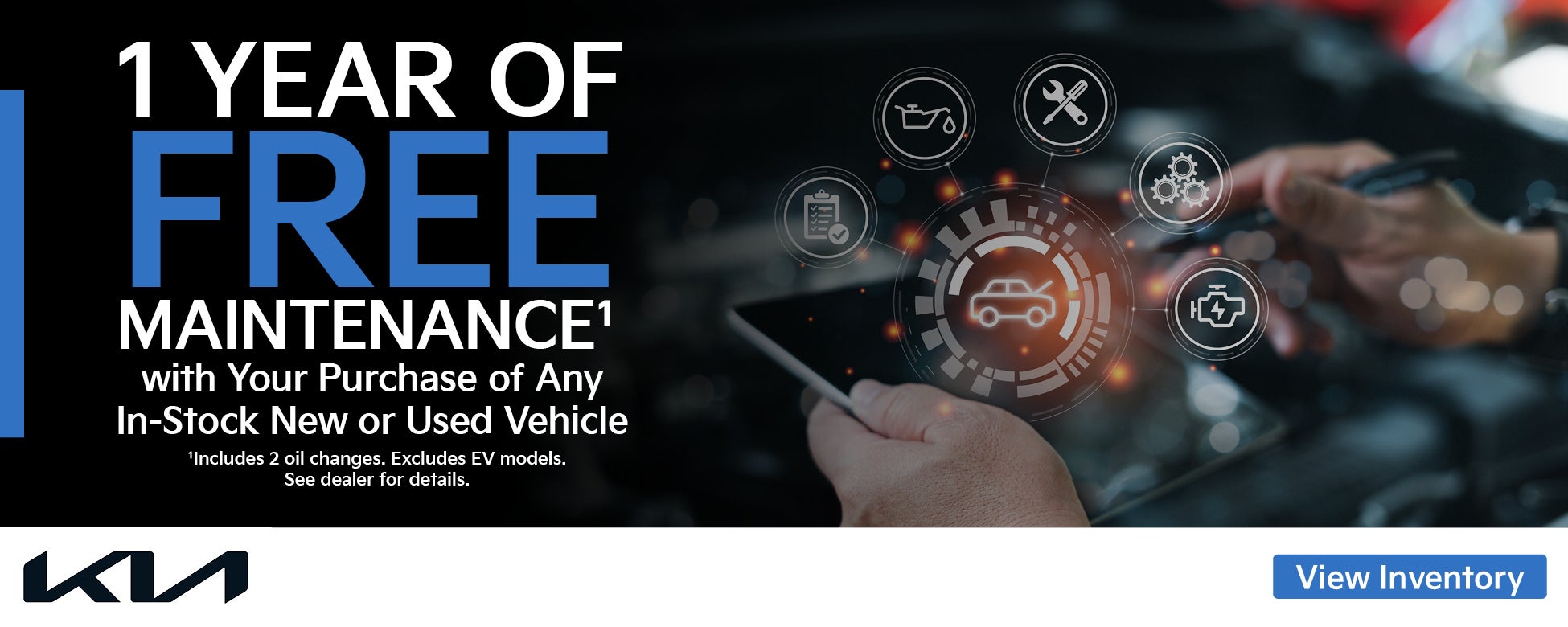 1 Year of FREE Maintenance ¹